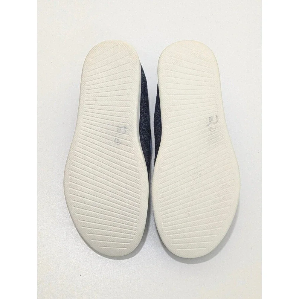 Allbirds Navy Blue Wool Loungers / Slip On Loafers - Size 5 Womens